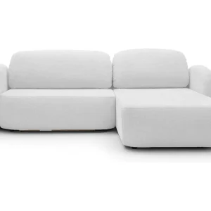 Hoekbank OLIO L-Form met Bed 138x210cm Lade en Verwijderbare Kussens – Rechts 248x174x86cm ASHE