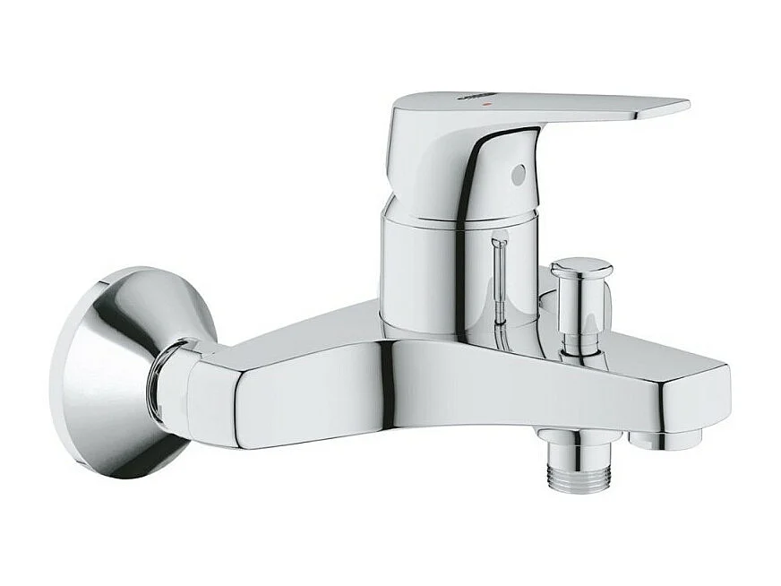 GROHE Start Flow Chroom Bad/douchemengkraan Longlife 46mm StarLight - 5 jaar garantie