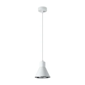 Hanglamp TAZILA modern van – 1 lichtbronnen – L.14 x H.120 cm – wit Hanglamp TAZILA modern van – 1 lichtbronnen – L.14 x H.120 cm – wit