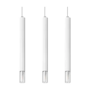 Hanglamp WEZYR modern van – 3 lichtbronnen – L.45 x H.120 cm – wit Hanglamp WEZYR modern van – 3 lichtbronnen – L.45 x H.120 cm – wit