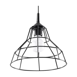 Hanglamp ANATA modern van  – 1 lichtbronnen – L.25 x H.95 cm – zwart