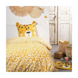 Grappig kinderbeddengoed – 140 x 200 cm – luipaardprint Grappig kinderbeddengoed – 140 x 200 cm – luipaardprint