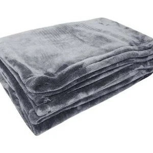Grijze Microflanel Deken 220×240 cm van Polyester Microvezel Grijze Microflanel Deken 220×240 cm van Polyester Microvezel