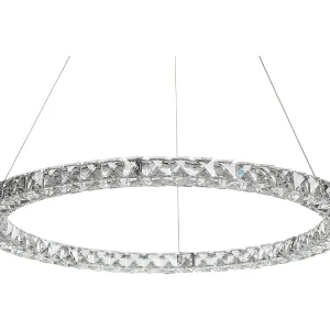 Hanglamp kristal/zilver MAGAT Hanglamp kristal/zilver MAGAT