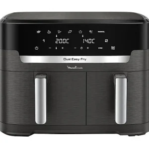 Heteluchtfriteuse 11L Moulinex Easy Fry XXL – Zonder Olie, 7 Programma's, Dubbele Lade, Extra Crisp Technologie