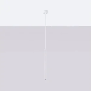 Hanglamp ARCHE modern van  – 1 lichtbronnen – L.8 x H.120 cm – wit