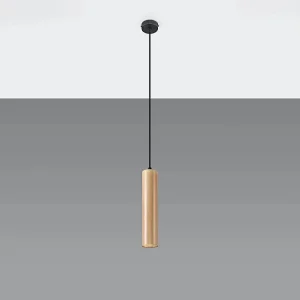 Hanglamp LINO Scandinavisch van – 1 lichtbronnen – L.8 x H.105 cm – natuurlijk hout Hanglamp LINO Scandinavisch van – 1 lichtbronnen – L.8 x H.105 cm – natuurlijk hout