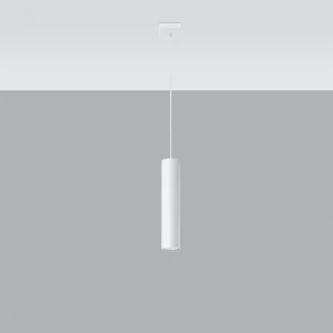 Hanglamp LAGOS modern van – 1 lichtbronnen – L.8 x H.100 cm – wit Hanglamp LAGOS modern van – 1 lichtbronnen – L.8 x H.100 cm – wit