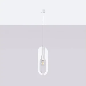 Hanglamp NICUS modern van – 1 lichtbronnen – L.11 x H.140 cm – wit Hanglamp NICUS modern van – 1 lichtbronnen – L.11 x H.140 cm – wit