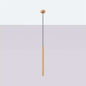 Hanglamp ARCHE modern van  – 1 lichtbronnen – L.8 x H.120 cm – gouden