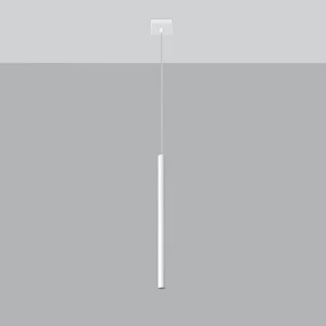Hanglamp PASTELO modern van – 1 lichtbronnen – L.8 x H.100 cm – wit Hanglamp PASTELO modern van – 1 lichtbronnen – L.8 x H.100 cm – wit