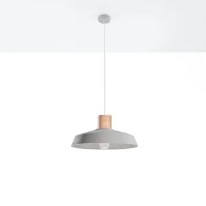 Hanglamp AFRA industrieel van – 1 lichtbronnen – L.40 x H.115 cm – grijs Hanglamp AFRA industrieel van – 1 lichtbronnen – L.40 x H.115 cm – grijs