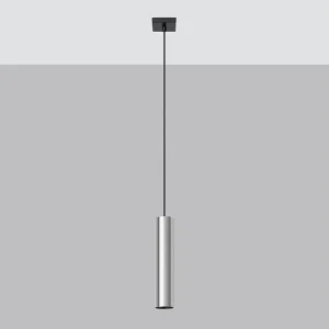 Hanglamp LAGOS modern van – 1 lichtbronnen – L.8 x H.100 cm – chroom Hanglamp LAGOS modern van – 1 lichtbronnen – L.8 x H.100 cm – chroom