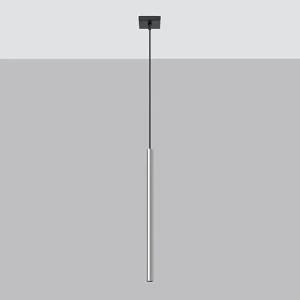 Hanglamp PASTELO modern van – 1 lichtbronnen – L.8 x H.100 cm – chroom Hanglamp PASTELO modern van – 1 lichtbronnen – L.8 x H.100 cm – chroom