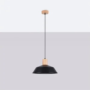 Hanglamp FANO Scandinavisch van – 1 lichtbronnen – L.34 x H.120 cm – zwart Hanglamp FANO Scandinavisch van – 1 lichtbronnen – L.34 x H.120 cm – zwart