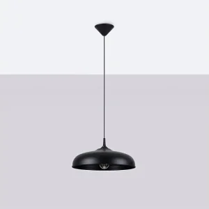 Hanglamp GINA Scandinavisch van – 1 lichtbronnen – L.38 x H.74 cm – zwart Hanglamp GINA Scandinavisch van – 1 lichtbronnen – L.38 x H.74 cm – zwart