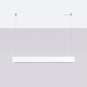 Hanglamp SPARK modern van  – 1 lichtbronnen – L.100 x H.120 cm – wit
