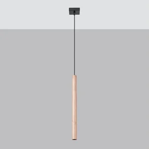 Hanglamp PASTELO modern van – 1 lichtbronnen – L.3,5 x H.120 cm – hout Hanglamp PASTELO modern van – 1 lichtbronnen – L.3,5 x H.120 cm – hout