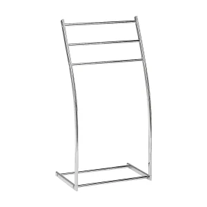 Handdoekrek zilver 44 x 86 cm AMBIL Handdoekrek zilver 44 x 86 cm AMBIL