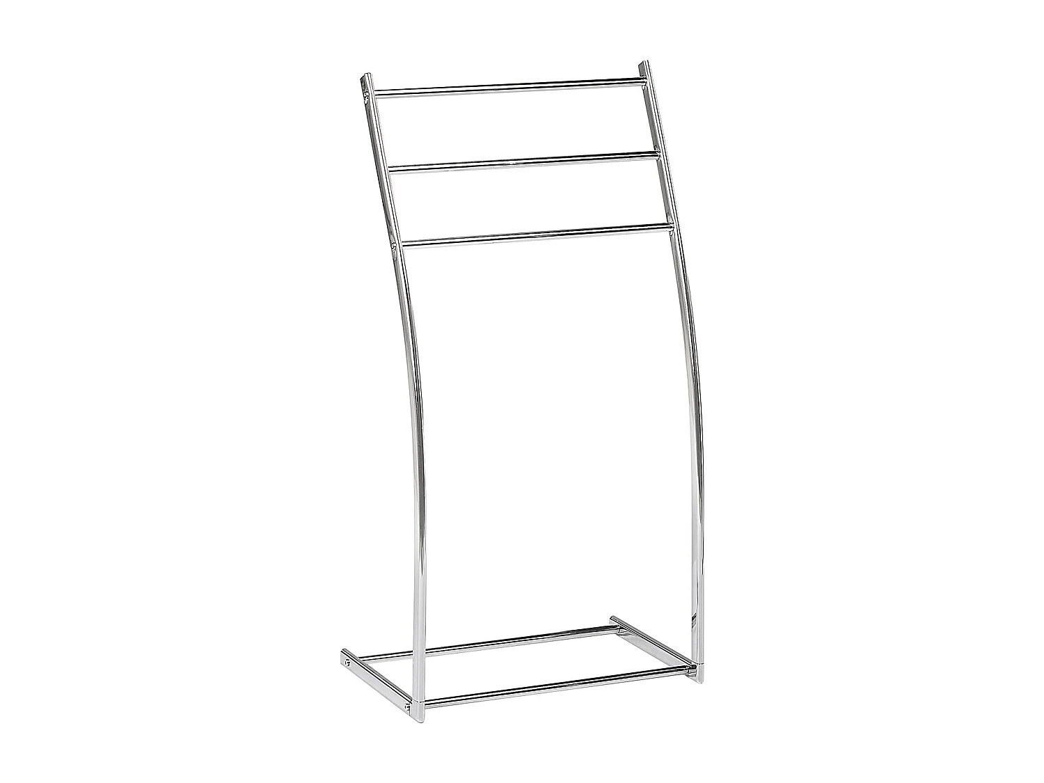 Handdoekrek zilver 44 x 86 cm AMBIL