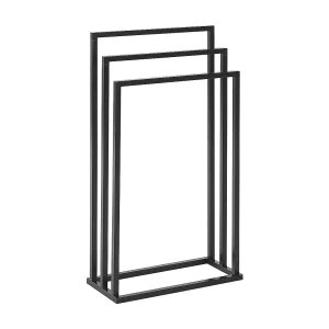 Handdoekrek zwart 45 x 84 cm CHARRAS Handdoekrek zwart 45 x 84 cm CHARRAS