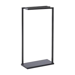 Handdoekrek zwart 42 x 83 cm GARCITAS Handdoekrek zwart 42 x 83 cm GARCITAS