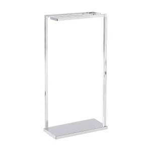 Handdoekrek zilver 42 x 83 cm GARCITAS Handdoekrek zilver 42 x 83 cm GARCITAS