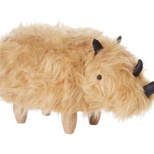 Hocker kunstbont bruin WOOLLY Hocker kunstbont bruin WOOLLY