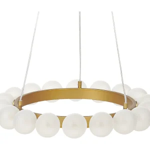 Hanglamp 18 lampen metaal goud GEORGES Hanglamp 18 lampen metaal goud GEORGES