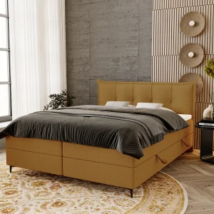 Gestoffeerd bed 140×200 Liron – Tweepersoonsbed met matras, met topper, opbergruimte, Oranje (Anthology 10) Gestoffeerd bed 140×200 Liron – Tweepersoonsbed met matras, met topper, opbergruimte, Oranje (Anthology 10)