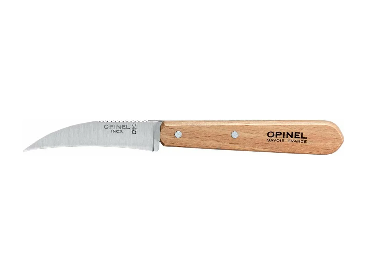 Groentemes Opinel N°114 van Beukenhout en Roestvrij Staal