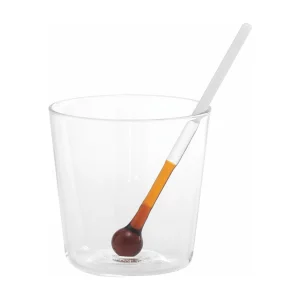 Gobelet doseur Spritzometer Ensemble de 2 verres + distributeur de Spritz, verre décoré, fabriqué en Italie Zafferano Italia