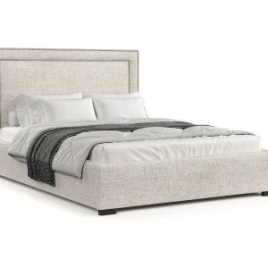Gestoffeerd bed Como – 180 x 200 cm – geweven stof – creme Gestoffeerd bed Como – 180 x 200 cm – geweven stof – creme