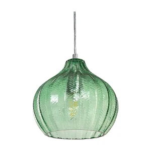 Hanglamp glas groen KEILA Hanglamp glas groen KEILA