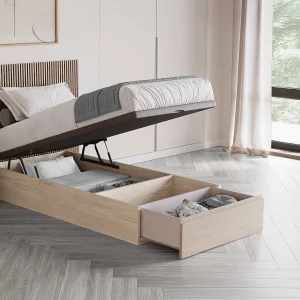 Bedbodem met opberglade 90 x 200 cm – Licht naturel – HESTIA de YSMÉE