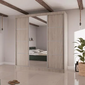 Hangkast Vilo II 200/61/215 eiken sonoma+zilver Hangkast Vilo II 200/61/215 eiken sonoma+zilver