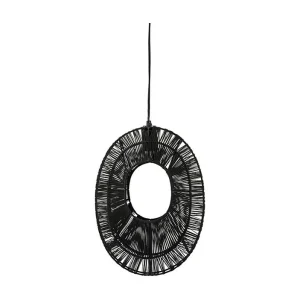 Hanglamp Ovo – Zwart – 29x15x40 cm – Set van 2