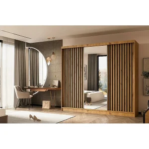 Hangkast Helix 240/216/61 eiken ambacht+zwart Hangkast Helix 240/216/61 eiken ambacht+zwart