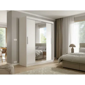 Hangkast Katrina wit 180/215,5/59 cm 2-deurs Hangkast Katrina wit 180/215,5/59 cm 2-deurs