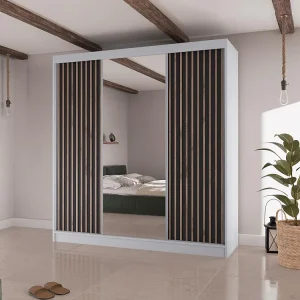 Hangkast Lico II 200/61/215 wit+zwart Hangkast Lico II 200/61/215 wit+zwart