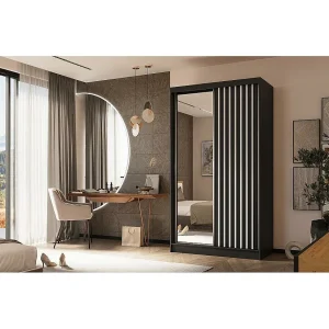 Hangkast Helix 120/216/61 zwart+wit Hangkast Helix 120/216/61 zwart+wit