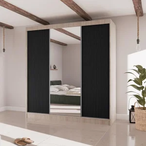 Hangkast Ramos II 200/61/215 eiken sonoma+zwart Hangkast Ramos II 200/61/215 eiken sonoma+zwart