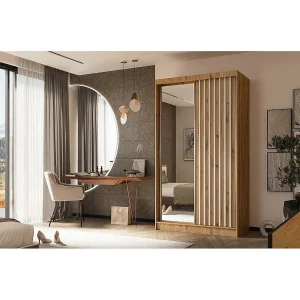 Hangkast Helix 120/216/61 eiken ambacht+wit Hangkast Helix 120/216/61 eiken ambacht+wit