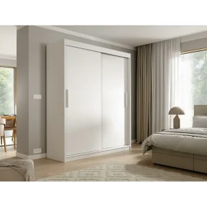 Hangkast Katrina wit 180/215,5/59 cm 2-deurs Hangkast Katrina wit 180/215,5/59 cm 2-deurs