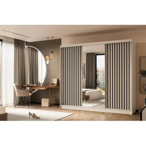 Hangkast Helix 240/216/61 wit+zwart Hangkast Helix 240/216/61 wit+zwart
