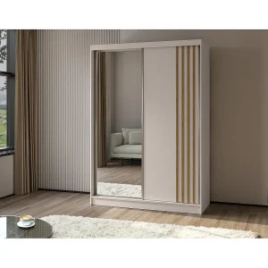 Hangkast Nela 120/216/61 kasjmier+eiken Artisan met lade-inzetstukken