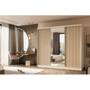 Hangkast Helix 240/216/61 wit+eiken ambacht Hangkast Helix 240/216/61 wit+eiken ambacht