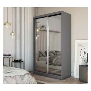 Hangkast Debra 120/216/61 grafiet met spiegel