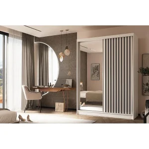 Hangkast Helix 160/216/61 wit+zwart Hangkast Helix 160/216/61 wit+zwart