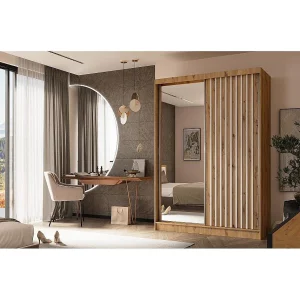 Hangkast Helix 150/216/61 eiken ambacht+wit Hangkast Helix 150/216/61 eiken ambacht+wit